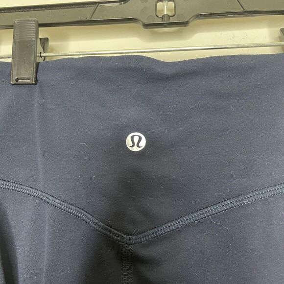 Lululemon Joggers Womens 4 Blue Nulu High Rise Cuffed Pockets Athletic Yoga - Picture 6 of 8